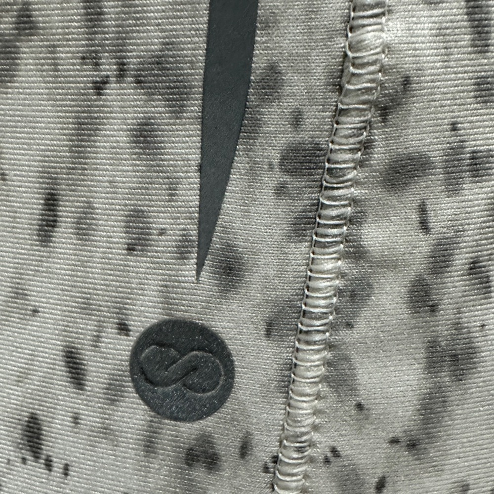 325 CALIA | NWOT Gray Snow Speckled Quarter-Zip Turtleneck Pullover (size XS) - Picture 9 of 16